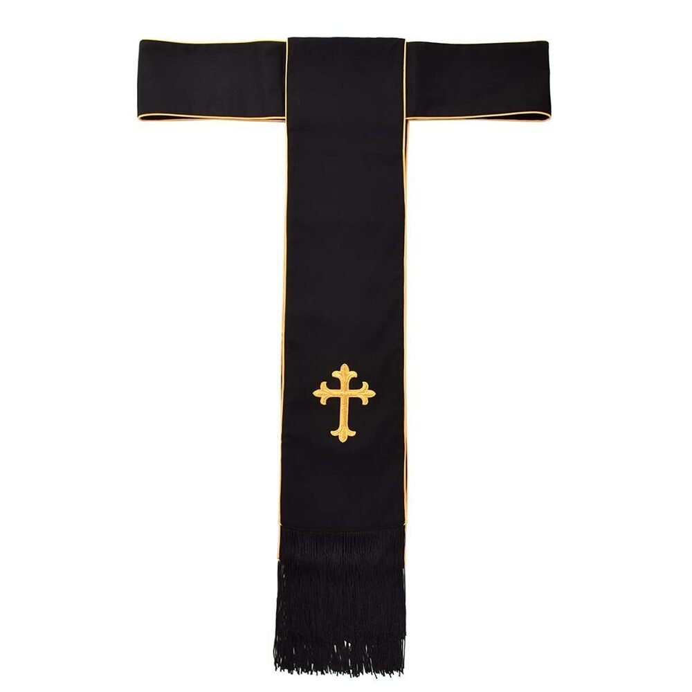 9203 Priest Waist Belt Soutane Roman Choir Cassock Band Cincture Belt
